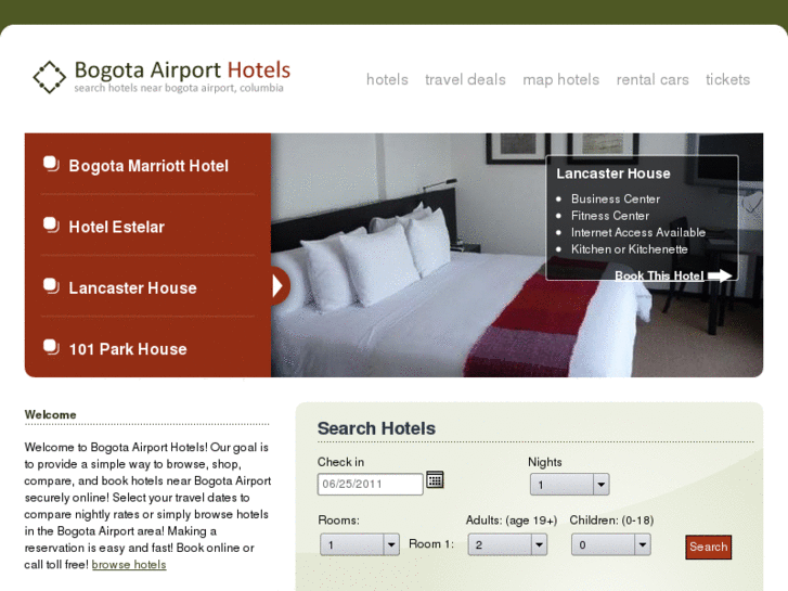 www.bogotaairporthotels.com