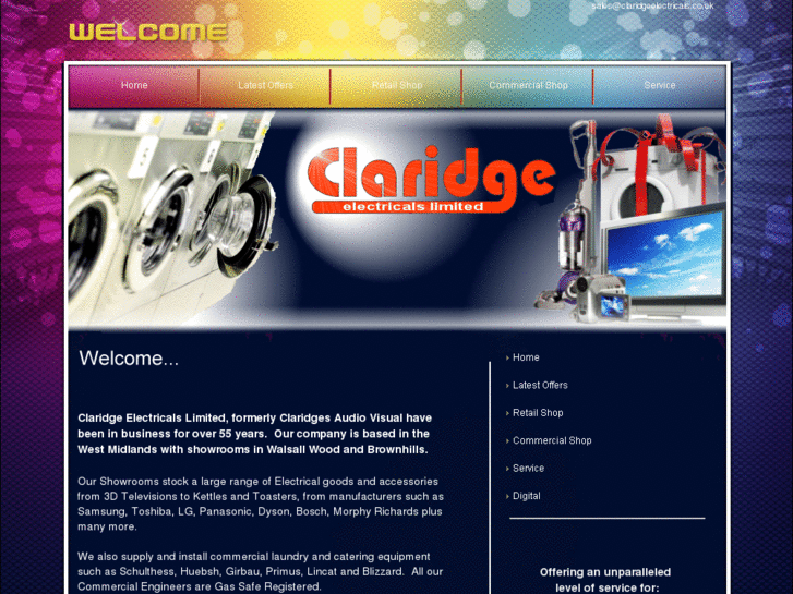 www.claridgeelectricals.com