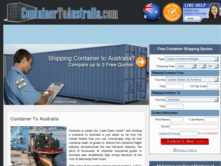 www.containertoaustralia.com