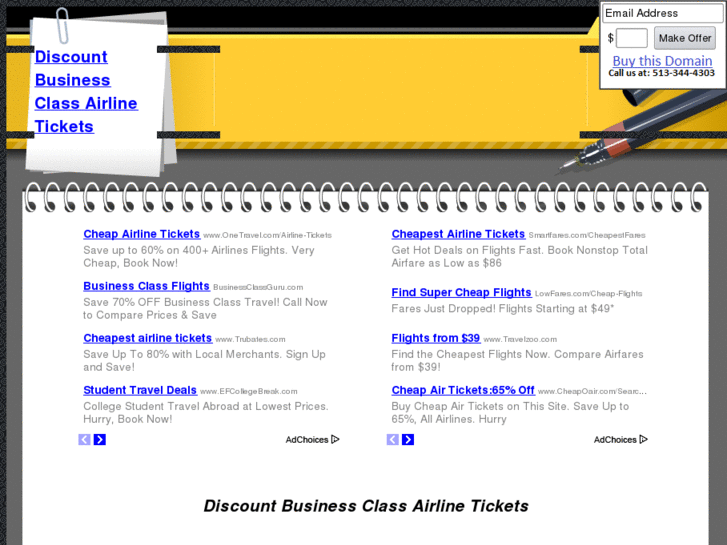 www.discountbusinessclassairlinetickets.com