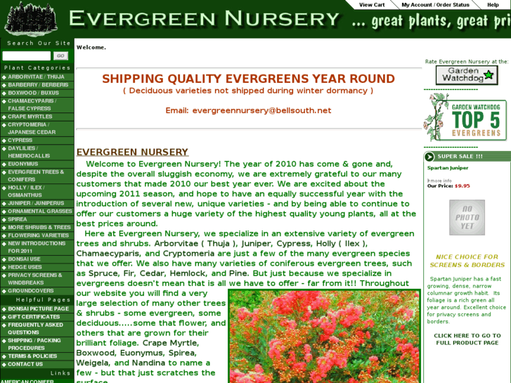 www.evergreenplantnursery.com