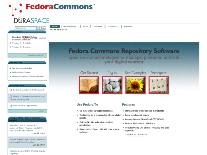 www.fedora-commons.org