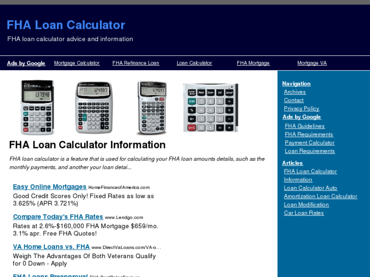 www.fhaloancalculator.net