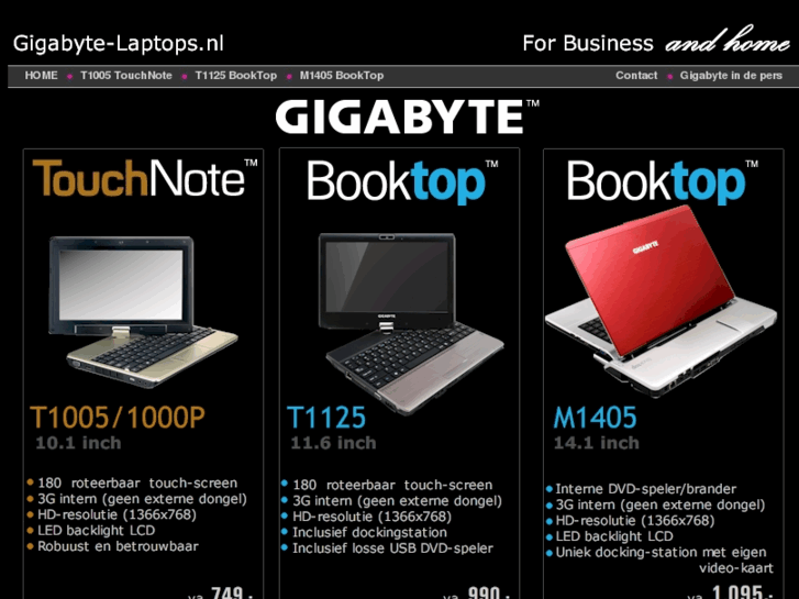 www.gigabyte-laptops.nl