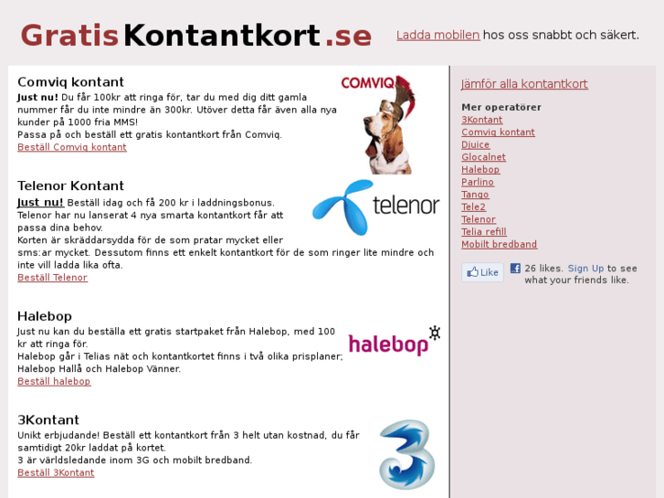 www.gratiskontantkort.se