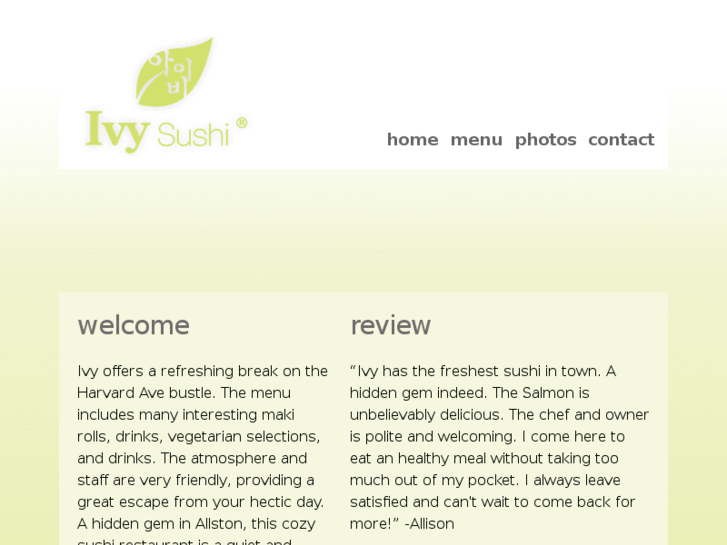 www.ivysushi.com