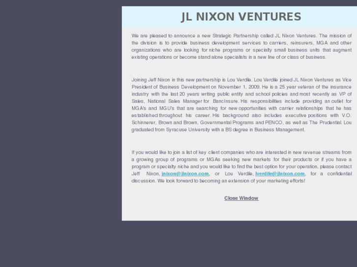 www.jlnixonventures.com