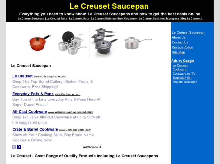 www.lecreusetsaucepan.info