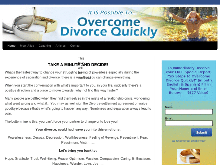 www.overcomedivorcequickly.com