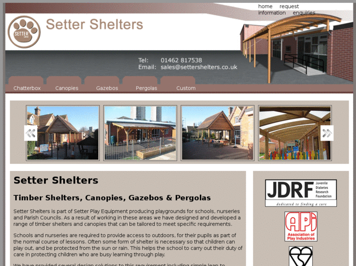 www.settershelters.co.uk