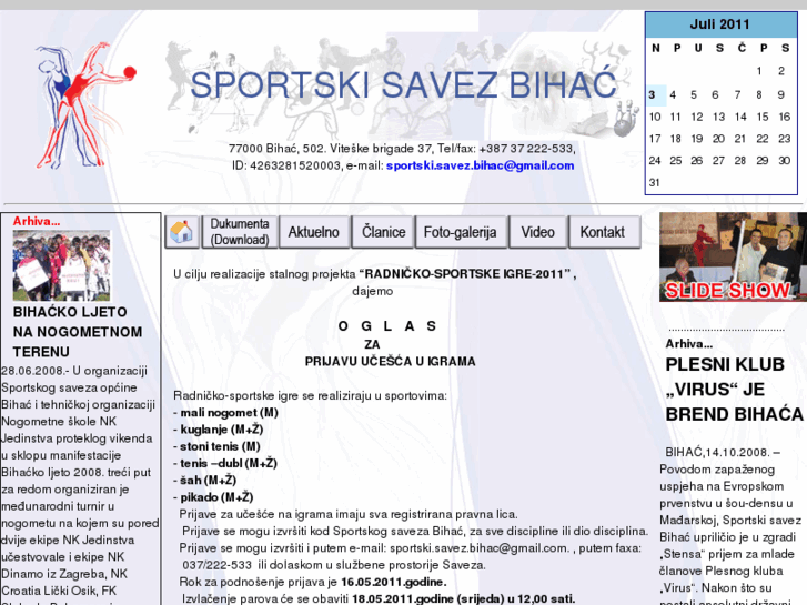 www.sportski-savez-bihac.ba