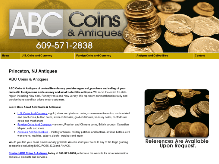 www.abccoinsandantiques.com