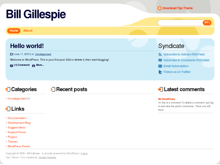 www.bill-gillespie.com