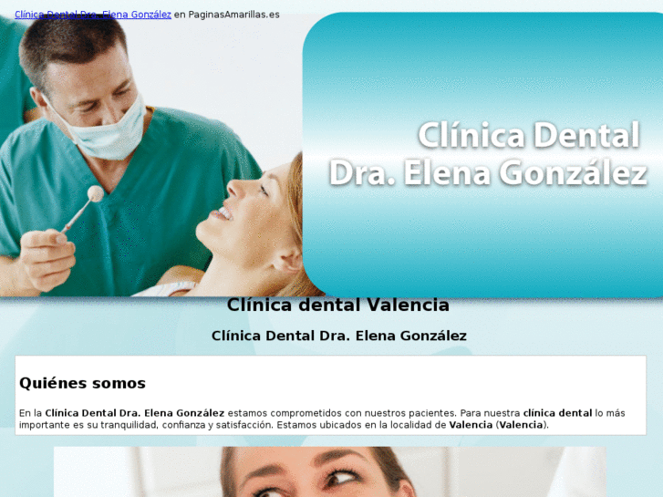 www.clinicadentaldraelenagonzalez.es