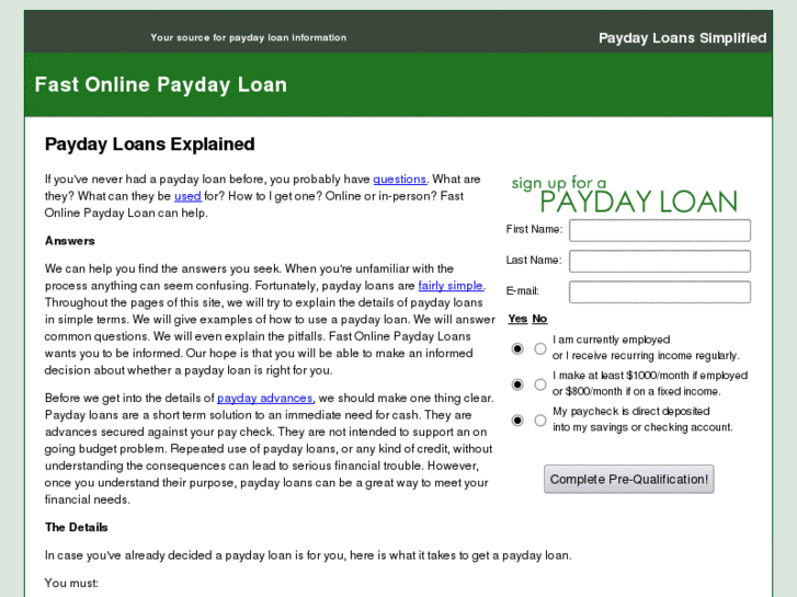 www.fastonlinepaydayloan.com