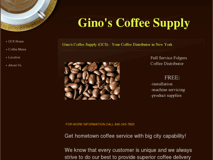 www.ginoscoffeesupply.com