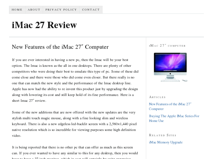 www.imac27review.com