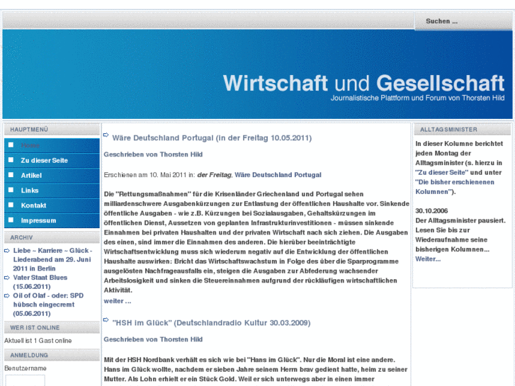 www.wirtschaftundgesellschaft.de