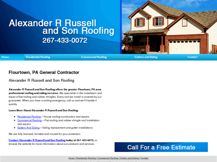 www.alexanderrrussellroofing.com