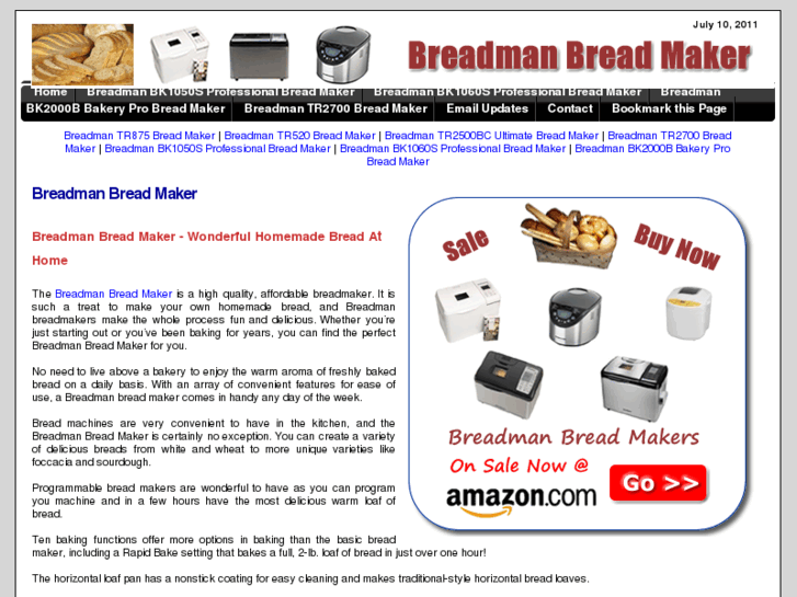 www.breadmanbreadmaker.info