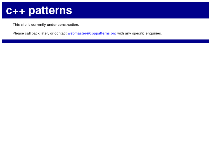 www.cpppatterns.org