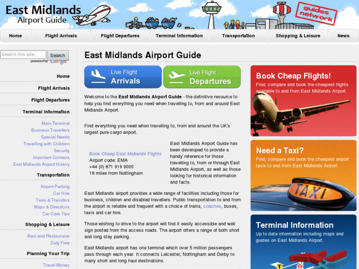 www.east-midlands-airport-guide.co.uk