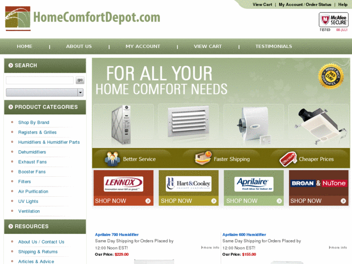 www.homecomfortdepot.com