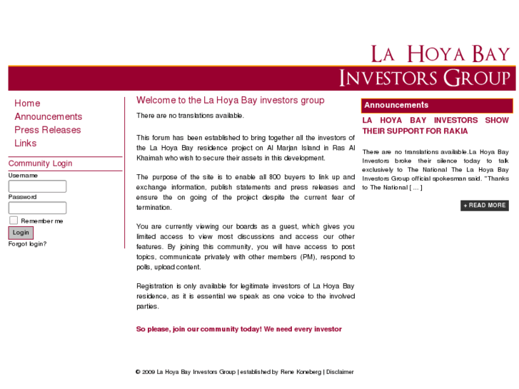 www.lahoyabay-investors-group.com