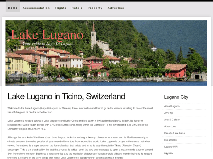 www.lakelugano.info