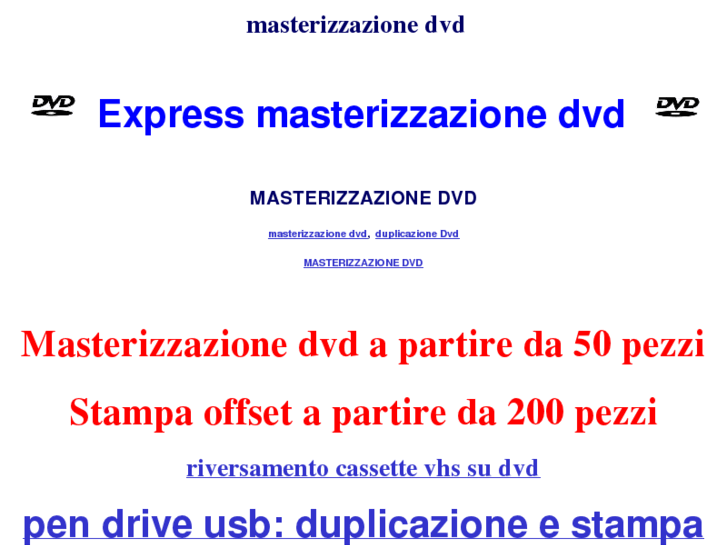 www.masterizzazionedvd.org