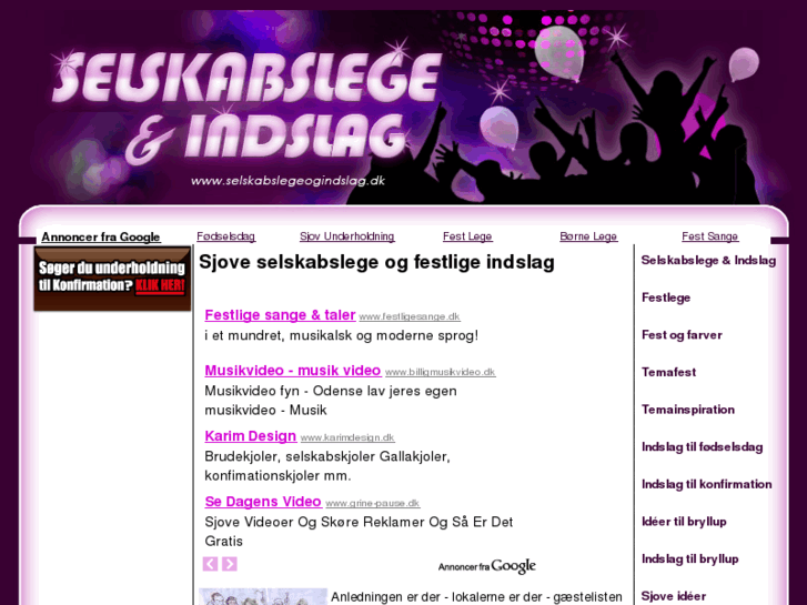 www.selskabslegeogindslag.dk