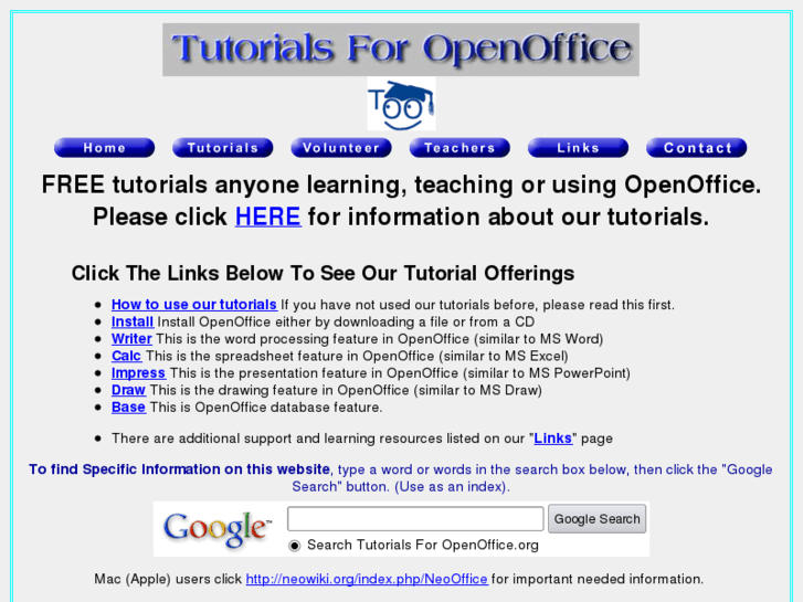 www.tutorialsforopenoffice.org