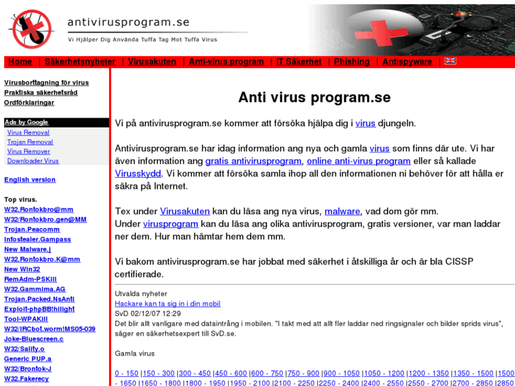 www.antivirusprogram.se