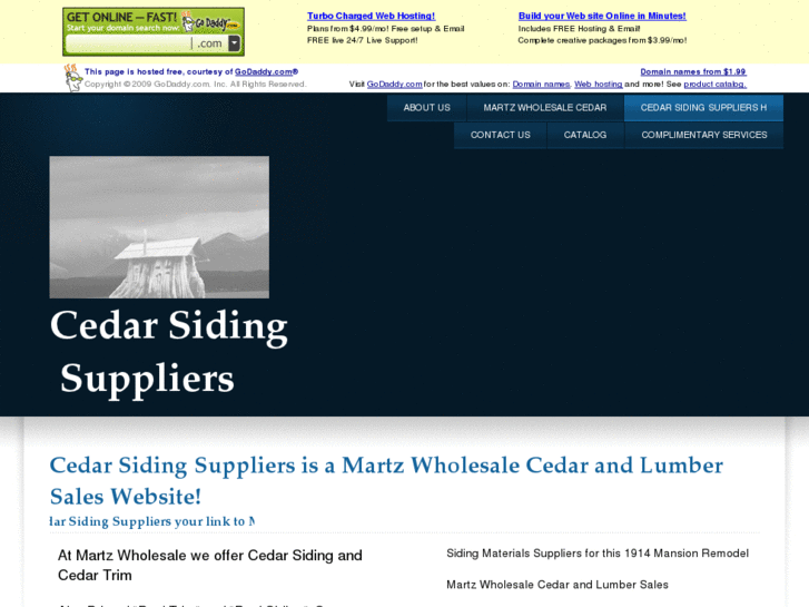 www.cedarsidingsuppliers.com