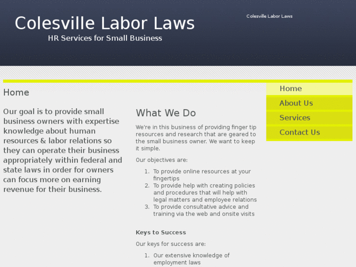 www.colesvillelaborlaws.com