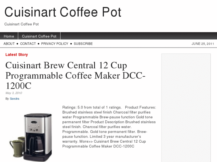 www.cuisinartcoffeepot.com