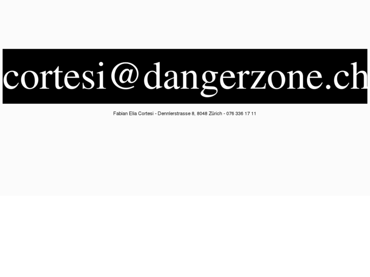 www.dangerzone.ch