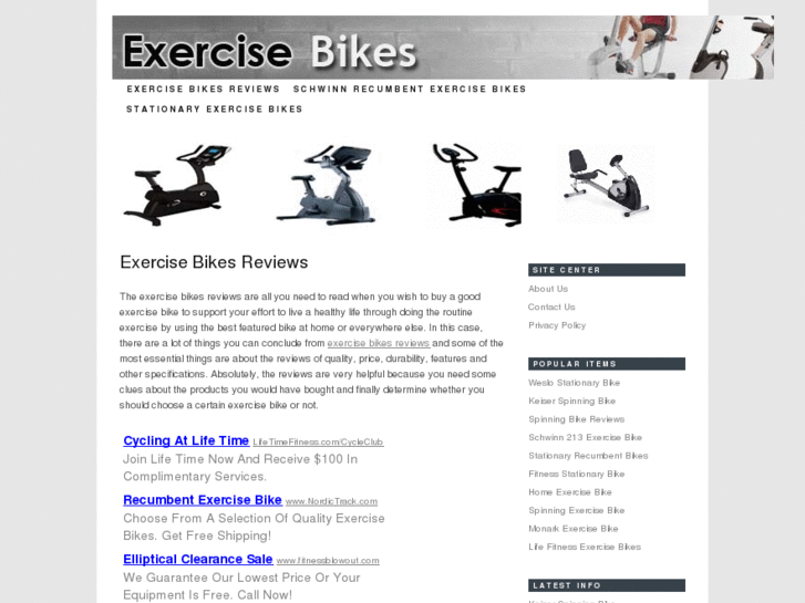 www.exercisebikesreviews.org