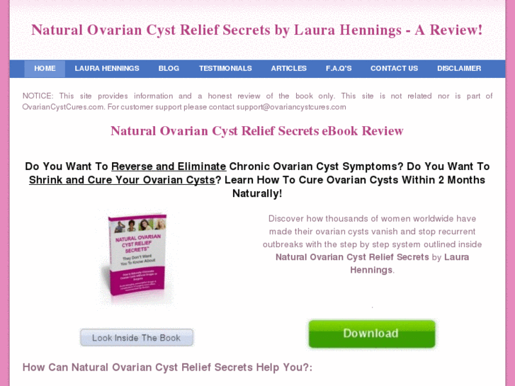 www.naturalovariancystreliefsecrets.com