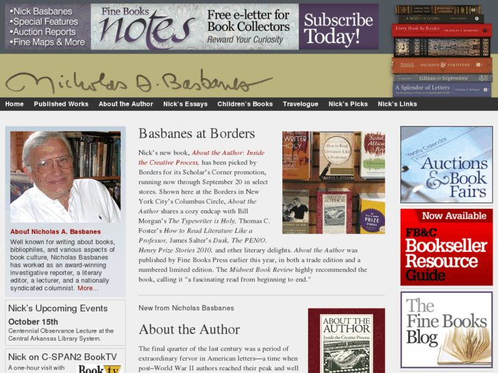 www.nicholasbasbanes.net