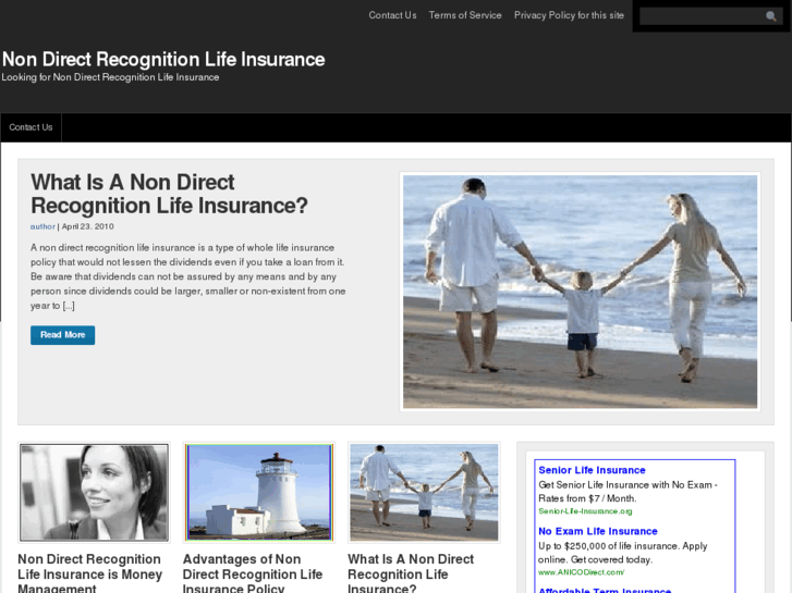 www.nondirectrecognitionlifeinsurance.org