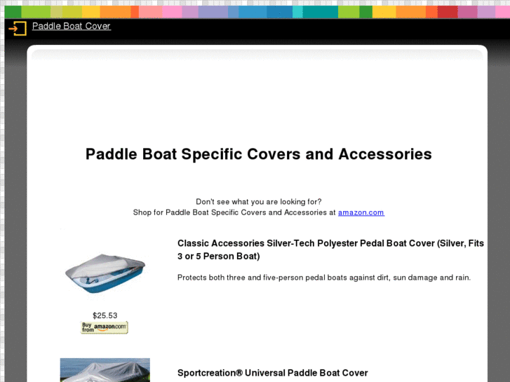 www.paddleboatcover.com