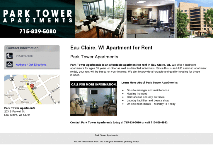 www.parktowerapartmentseauclaire.com