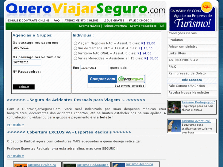 www.queroviajarseguro.com