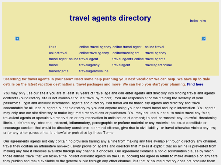 www.travel-agents-directory.com