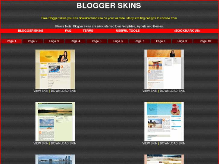 www.bloggerskins.org