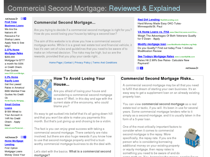 www.commercial-secondmortgage.org