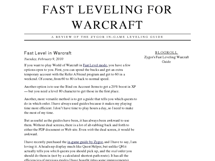 www.fastlevelwarcraft.com