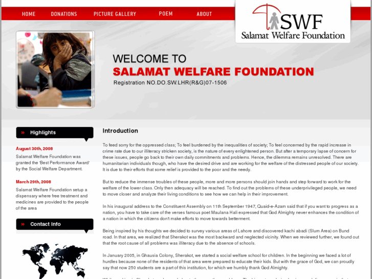 www.salamatwelfarefoundation.com