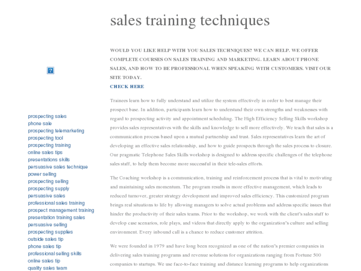 www.sales-training-techniques.com